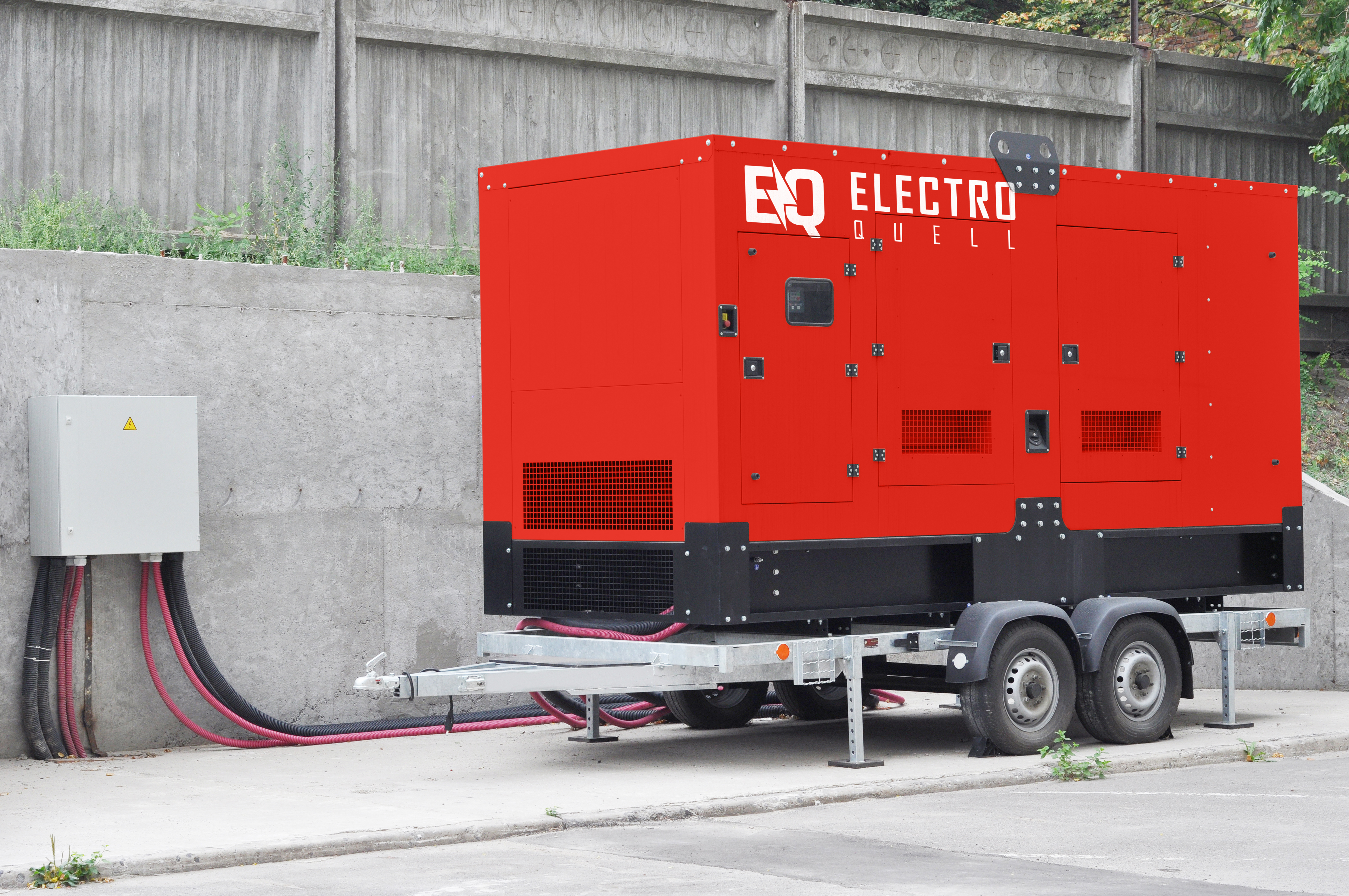 Generator montowany na przyczepie ElectroQuell